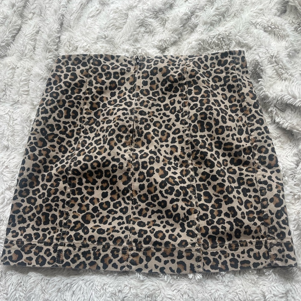 Cheetah skirt